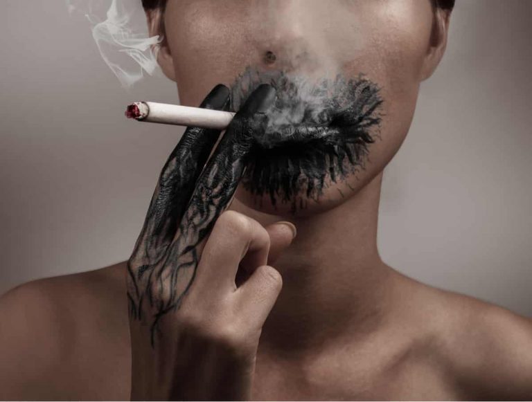 Rauchen ist eine sehr schlechte Angewohnheit und kann tödlich enden