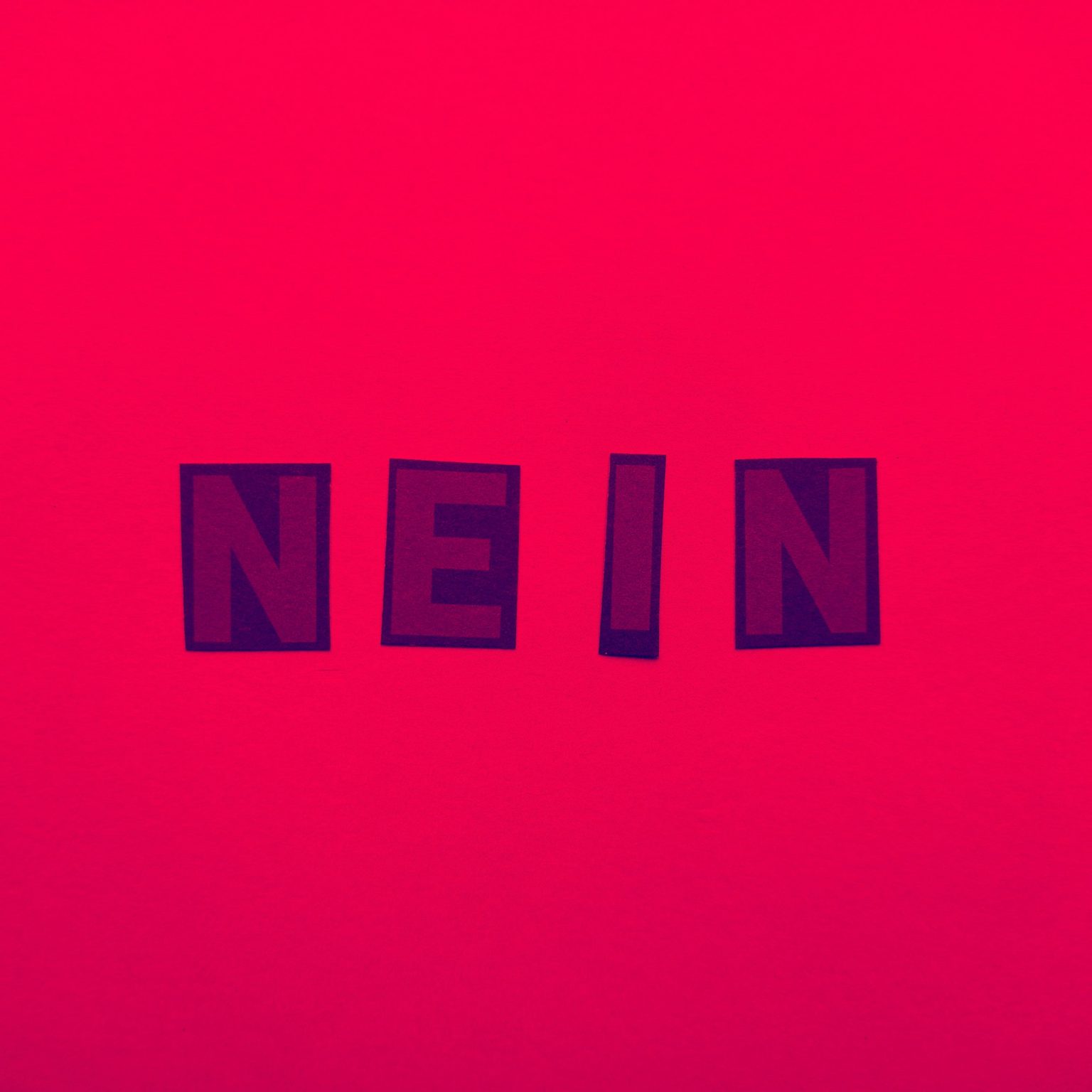 Nein sagen lernen und damit Grenzen setzen