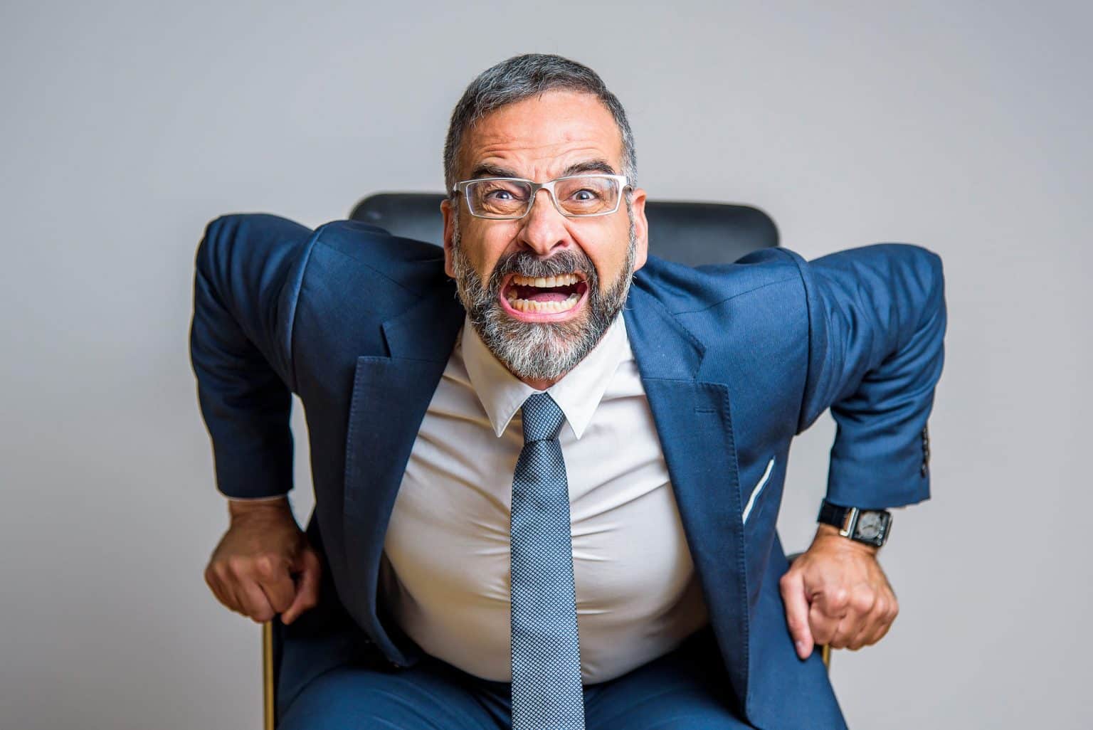 Chef ist wütend über die Arbeitseinstellung der Quiet Quitter
