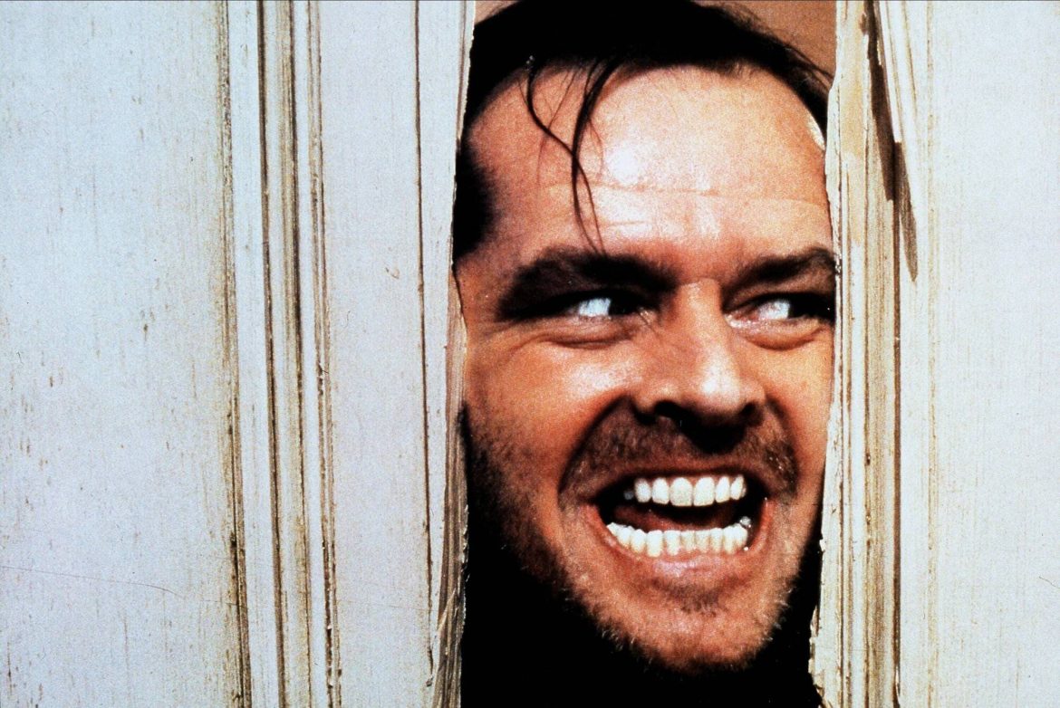 In Film Shining spielt Jack Nicholson einen psychopathischen Hausmeister in ein einsames Hotel