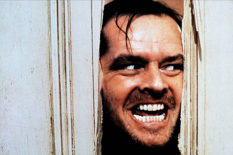 In Film Shining spielt Jack Nicholson einen psychopathischen Hausmeister in ein einsames Hotel