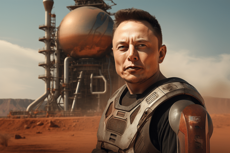Elon Musk hat als langfristiges Ziel die Kolonialisierung des Planeten Mars. Auch eine Arbeitswelt soll dort entstehen.