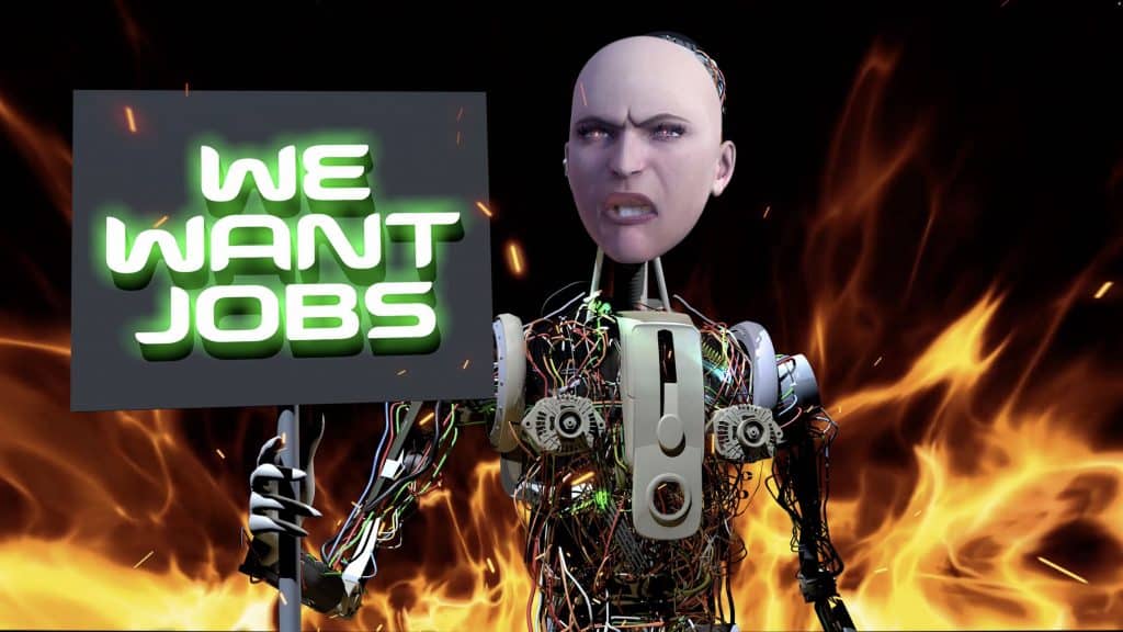 Der KI-Vormarsch wird vermutlich über 23 bis 25 Prozent der Jobs überflüssig machen.