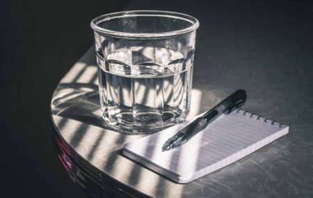 Ein Glas Wasser und eine Liste: So beginnt mein erfolgreicher Tag.