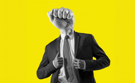 Was schlechte Chefs uns über gute Führung lehren Ein Chef wie eine Faust: hart, laut, leer.