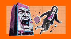 Eiskalt abserviert: Wenn die Firma dich ausspuckt.