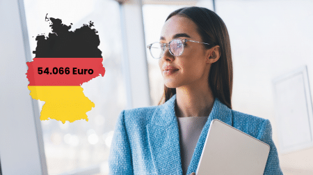 In Deutschland liegt das Gehalt im Median aktuell bei 54.066 Euro brutto.